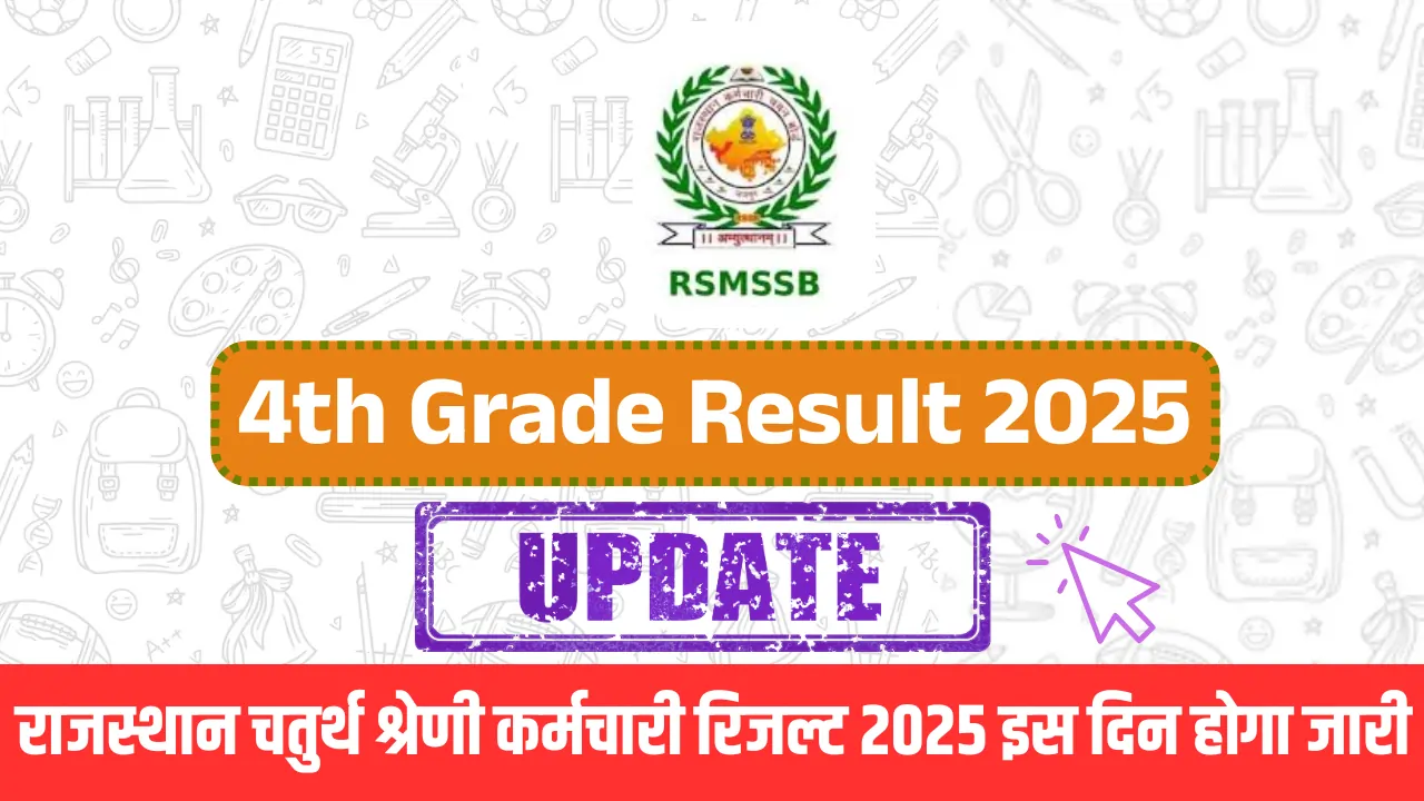 Rajasthan 4th Grade Result 2025